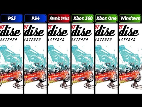 Burnout Paradise | PS3 - PS4 - Xbox 360 - Xbox One - Nintendo Switch - PC | Graphics Comparison