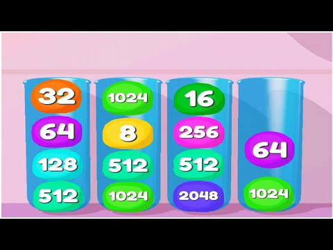 Jelly drops 2048 Merge Game - Gameplay Walkthrough