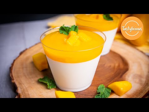 Tasty Mango Panna Cotta Recipe | How To Make Mango Panna Cotta At Home
