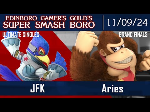 Smash Boro 76 Grand Finals- JFK (Falco) [L] Vs. Aries (Donkey Kong) - Ultimate