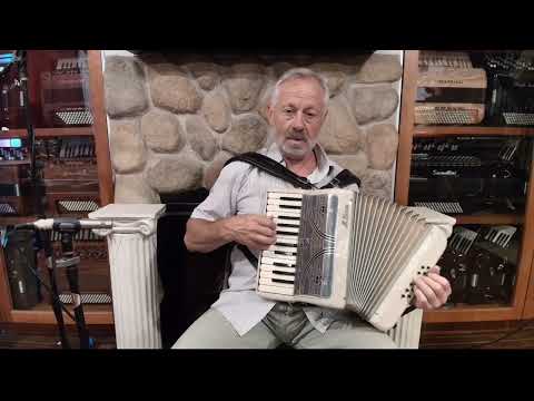 8255 - Ivory Gretsch La Tosca Bambino Piano Accordion MM 25 12 image 2