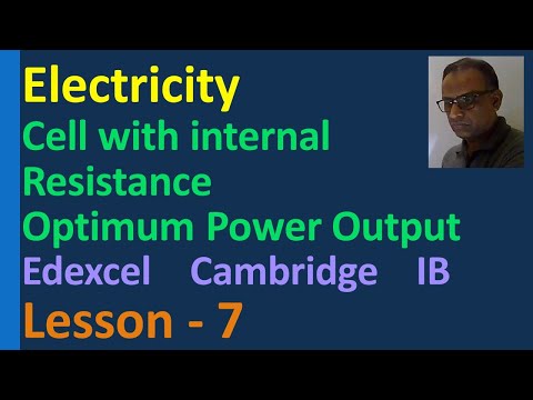 Lesson on Electricity Circuits with Ammeter Cell with Internal Resistance Edexcel IAL Physics Unit 2
