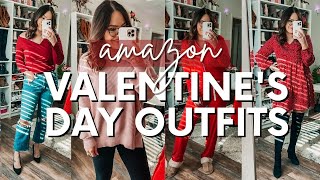 AMAZON Valentine's Day Outfit Ideas | Casual, Date Night, Galentine's & Night In