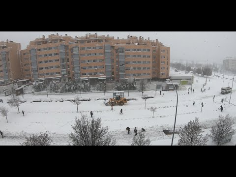 Gran Nevada en Madrid 2021 (Timelapse)