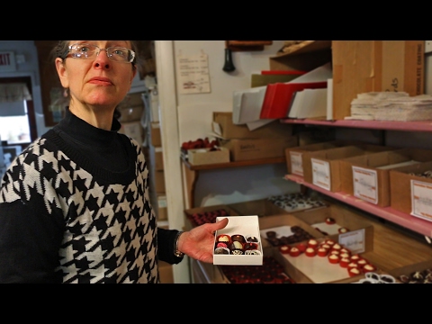 Packing Sara D's Assorted Chocolate Box