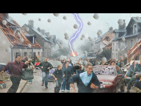 Tragedia in Italia! Il cielo improvvisamente fa cadere milioni di palle di ghiaccio a Pinerolo