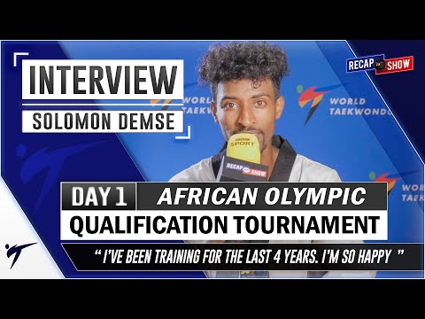 SOLOMON DEMSE POST FIGHTS INTERVIEW 2020 WT AFRICAN OLYMPIC QUALIFICATION