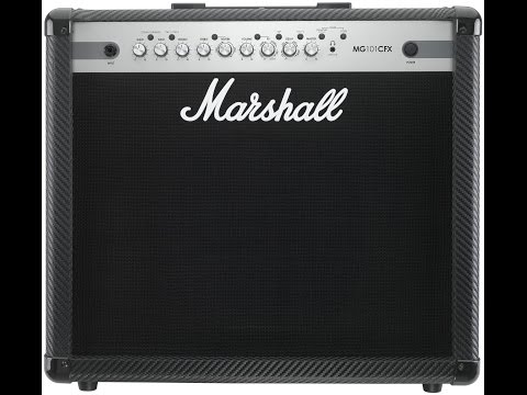 Marshall MG Carbon Fiber MG101CFX 2-Channel 100-Watt 1x12" Solid State Guitar Combo 2011 - 2018 image 14