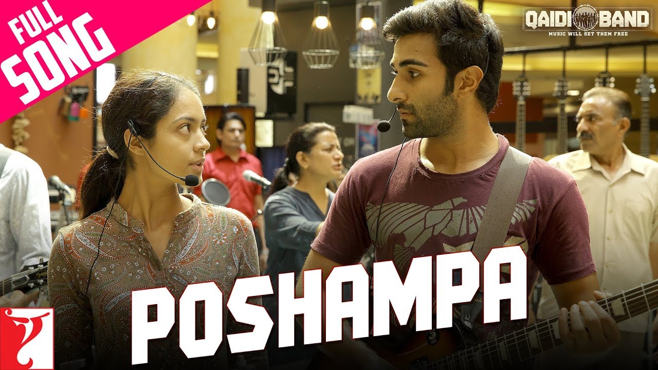 Poshampa Lyrics  | Qaidi Band | Aadar Jain | Arijit Singh | Amit Trivedi