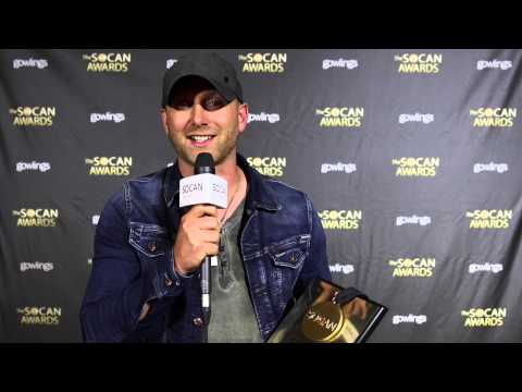 Tim Hicks - SOCAN Awards 2015 - Country Music Award