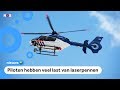 Kind schijnt met laser op politiehelikopter