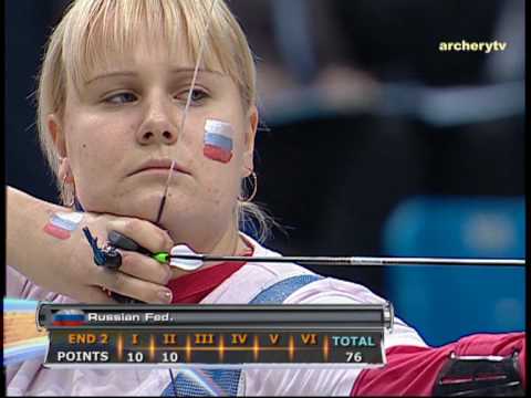 Russia v Ukraine – recurve women team bronze | Rzeszow 2009 World Indoor Championships