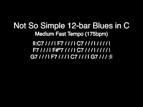 Not So Simple 12-Bar Blues in C (175bpm)