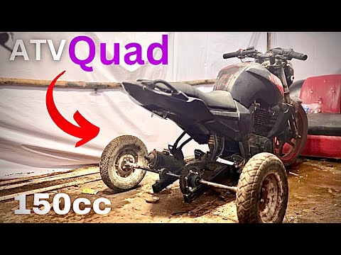 Making Drif ATV Quad 150cc || Homemade atv quad bike