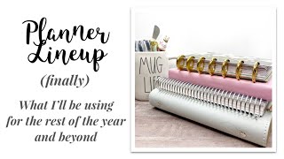 Planner Line Up for July 2020....finally | #plannerlineup #filofax #happyplanner