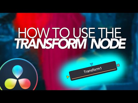 How to use the Transform Node in Davinci Resolve 16