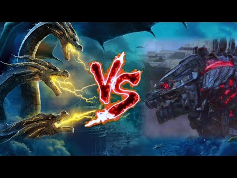 King Ghidorah VS Mechagodzilla - Epic Supercut Battle!