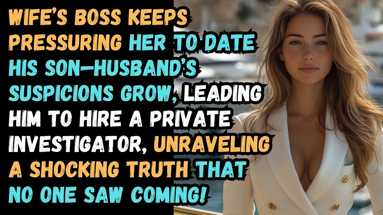 Husband Hires P.I. After Wife’s Boss Interferes—The Truth Stuns Everyone! Cheating Wife Story