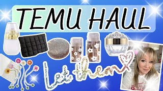 NEW TEMU HAUL VARIETY OF ITEMS