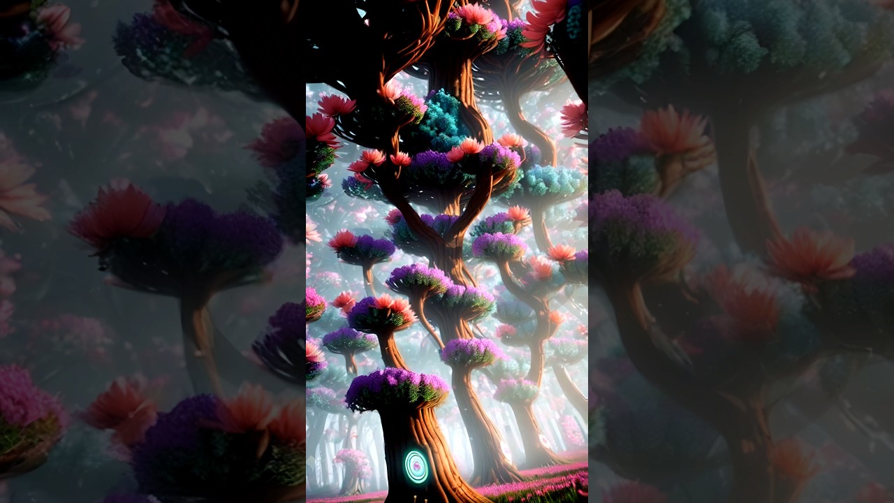 magic forest, stable diffusion art