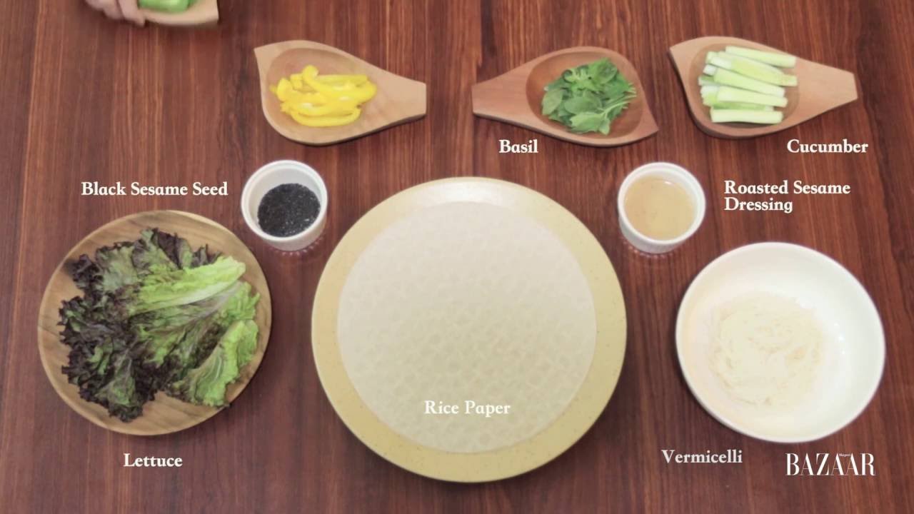 Harper's Bazaar Food: Vietnamese Spring Rolls