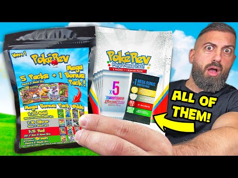 I Opened EVERY PokeRev Pack EVER MADE!