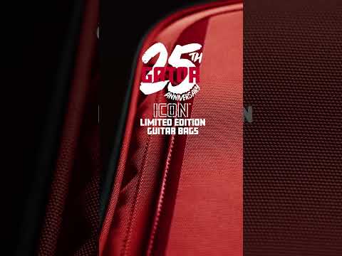 Gator ICON Series Bag for Bass Guitars Red 25th Anniversary Limited Edition image 3