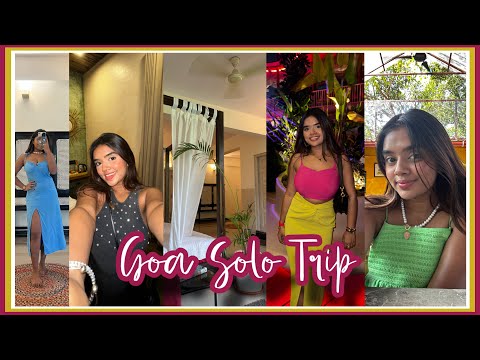 My first Solo Trip to Goa | J vlog🌊❤️