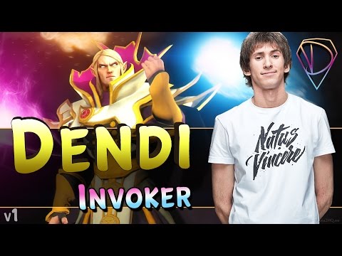 Dendi Invoker Gameplay Highlights v.1