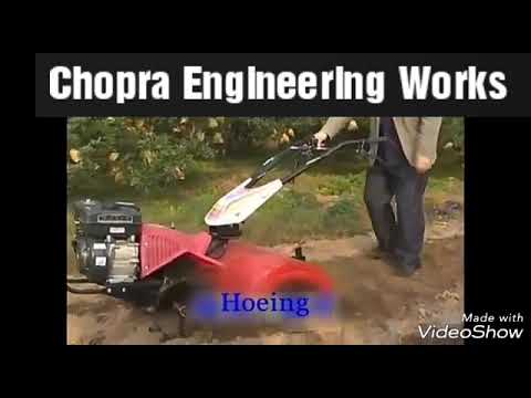 Spray king petrol back rotary 4x4 driven 7hp power tiller, m...