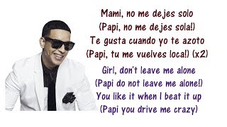 Daddy Yankee - No Me Dejes Solo Lyrics English &amp; Spanish ft  Wisin y Yandel - Translation &amp; Meaning