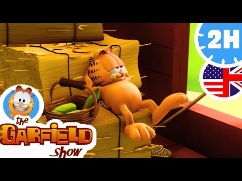 👨‍🌾 Garfield at the farm ! 👨‍🌾 - Funny compilation for kids 😂