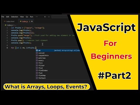 Part2 Javascript Tutorial 2025 For Beginners With Projects Practice Examples Javascriptcourse