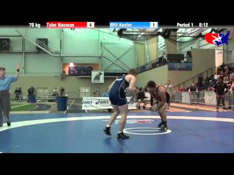 Tyler Nauman vs. Will Keeter at 2013 ASICS University Nationals - FS