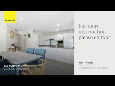 8 Don Cameron Drive, Calliope, QLD 4680, 4房, 2浴, House