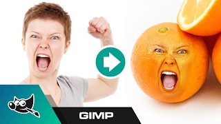 GIMP Tutorial: Put Someone&#39;s Face on an Object