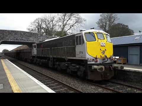 Irish Rail 071 Class Loco Number 074 On Tara Mines - Donabate Station, Dublin