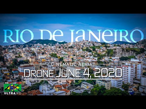 【4K】Lockdown of Rio de Janeiro »1 Hour | BRAZIL | June 4, 2020 | Cinematic Wolf Aerial™ Drone Film