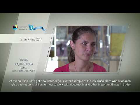 Video feedback of Oksana Kadochnikova, graduate of the Ukraine-Norway project