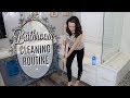 BATHROOM CLEANING ROUTINE CLEANING MOTIVATION 2018