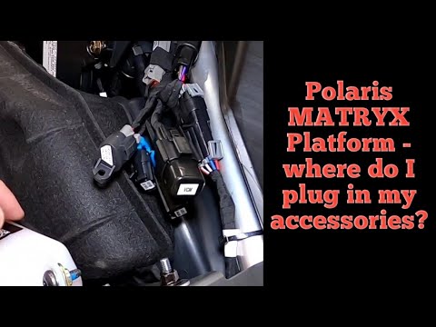 Polaris MATRYX Platform - where do I plug in my accessories?