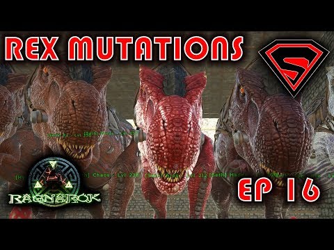 ARK RAGNAROK: REX BREEDING & COLOR MUTATIONS + SECOND STAGE OF BREEDING A BOSS REX ARMY S1EP16