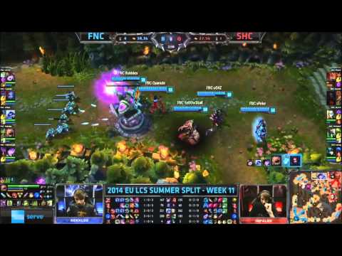 FNC vs SHC - Amazing snipe by Rekkles as Kog'maw