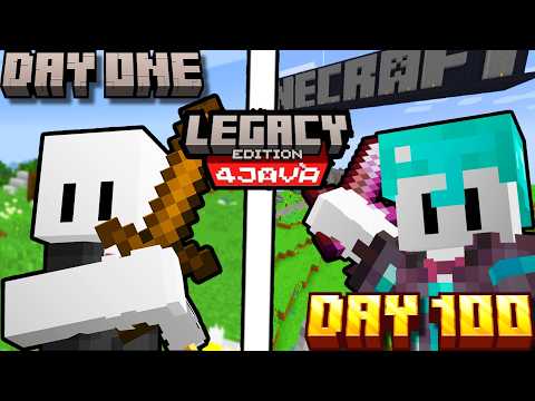100 Days In Minecraft Console Edition, But In Minecraft Java!