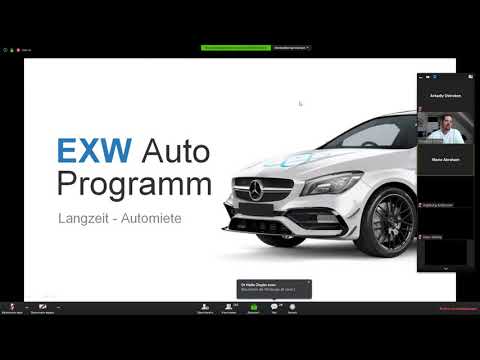 EXW Wallet - Car Program START Deutsch German Nachrichten Webinar