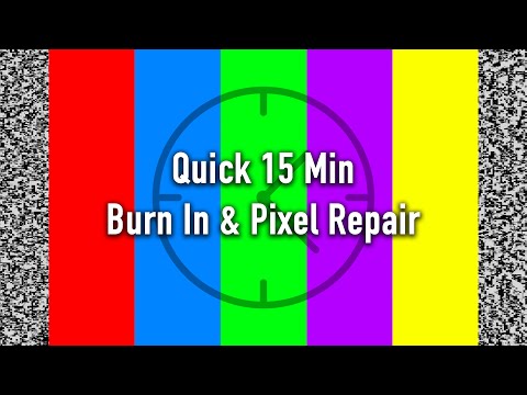 4K UHD Screen Burn In and Stuck/Dead Pixel Fix for OLEDs, Amoleds | Quick 15 Min Fix!