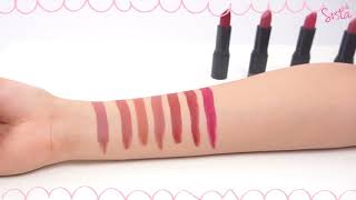 SistaCafe Channel :รีวิว Malissa Kiss Velvet Matte Lip Color