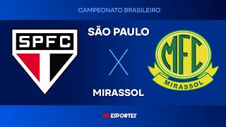 São Paulo 1 x 0 Mirassol - 25/04/2026 - Brasileirão