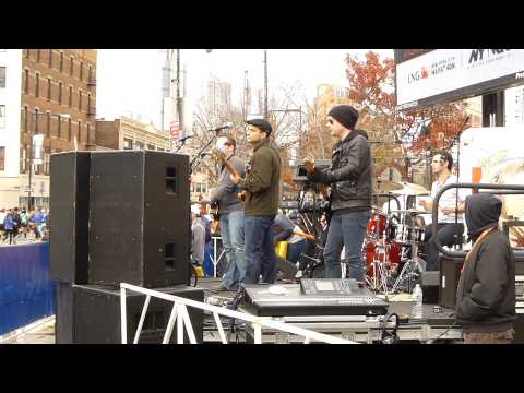 Jeff Tuohy Band playing at the NYC Marathon November 3rd 2013