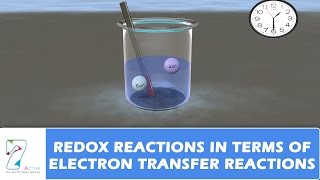REDOX REACTIONS IN TERMS OF ELECTRON TRANSFER REACTIONS PART 01